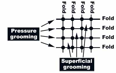 Where to use pressure grooming