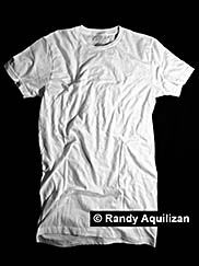 Wrinkled t-shirt