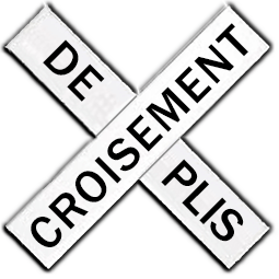 Croisements de chemins de fer/plis